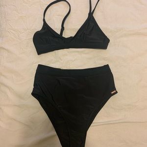 Black two piece bikini -White Fox Boutique